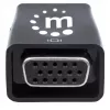 Manhattan HDMI-VGA muundur (heliga), 1080p, isane - emane, Micro-USB toitepesa lisavooluks vajadusel, must, kolmeaastane garantii