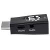 Manhattan HDMI-VGA muundur (heliga), 1080p, isane - emane, Micro-USB toitepesa lisavooluks vajadusel, must, kolmeaastane garantii