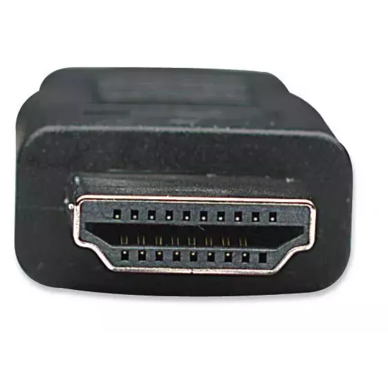 Manhattan HDMI-DVI-D 24+1 kaabel, 1 m, isane-isane, must, kahekordne ühendus, ühilduv DVI-D-ga, eluaegne garantii, samaväärne tootega HDDVIMM1M