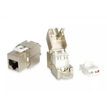 Cat.6 varjestatud Keystone-pistik tööriistavabalt Equip 767213