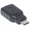 Manhattan USB-C USB-A-adapter, isane emasele, 5 Gbps (USB 3.2 Gen1 ehk USB 3.0), SuperSpeed USB, must, eluaegne garantii, võrdväärne USB31CAADG-ga