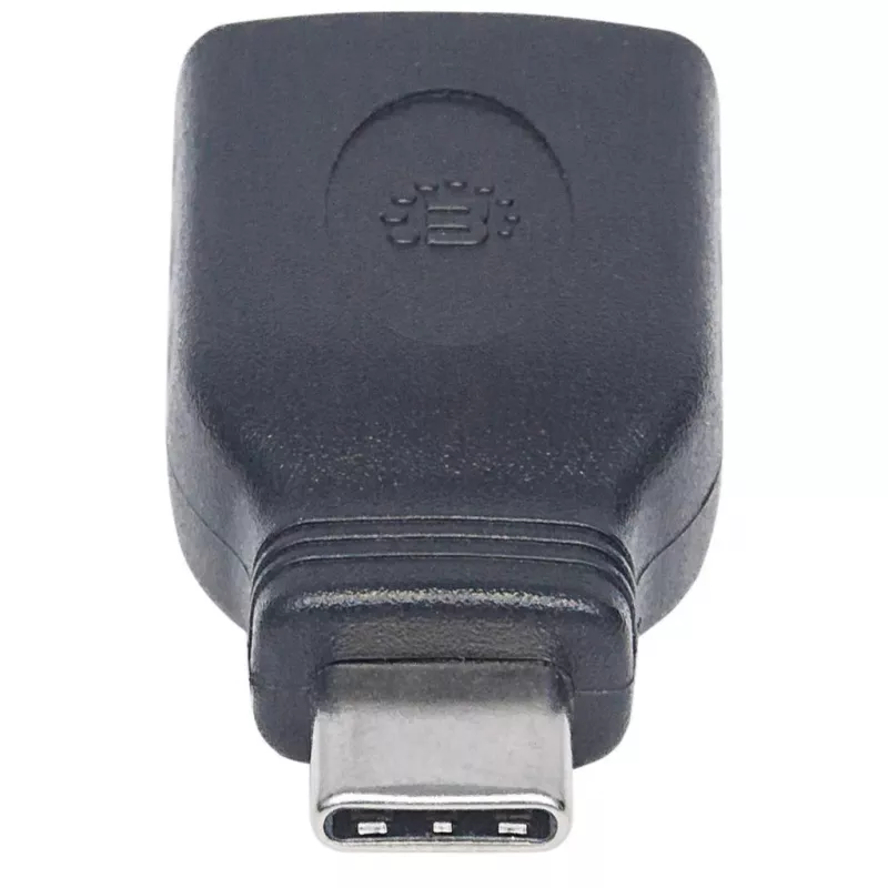 Manhattan USB-C USB-A-adapter, isane emasele, 5 Gbps (USB 3.2 Gen1 ehk USB 3.0), SuperSpeed USB, must, eluaegne garantii, võrdväärne USB31CAADG-ga