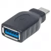 Manhattan USB-C USB-A-adapter, isane emasele, 5 Gbps (USB 3.2 Gen1 ehk USB 3.0), SuperSpeed USB, must, eluaegne garantii, võrdväärne USB31CAADG-ga
