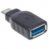Manhattan USB-C USB-A-adapter, isane emasele, 5 Gbps (USB 3.2 Gen1 ehk USB 3.0), SuperSpeed USB, must, eluaegne garantii, võrdväärne USB31CAADG-ga
