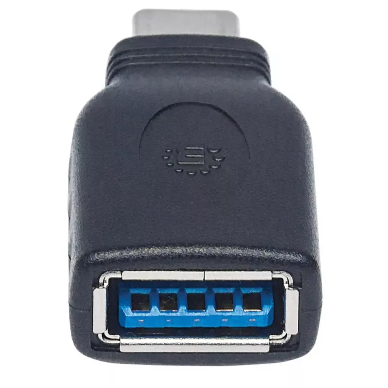 Manhattan USB-C USB-A-adapter, isane emasele, 5 Gbps (USB 3.2 Gen1 ehk USB 3.0), SuperSpeed USB, must, eluaegne garantii, võrdväärne USB31CAADG-ga