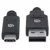 USB-C–USB-A kaabel Manhattan 354974 2 m isane–isane