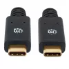 USB-C-kaabel Manhattan USB315CC2M 2m isane-isasele Must