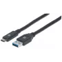 USB-C kuni USB-A kaabel Manhattan 354981 3 m isane-isanele