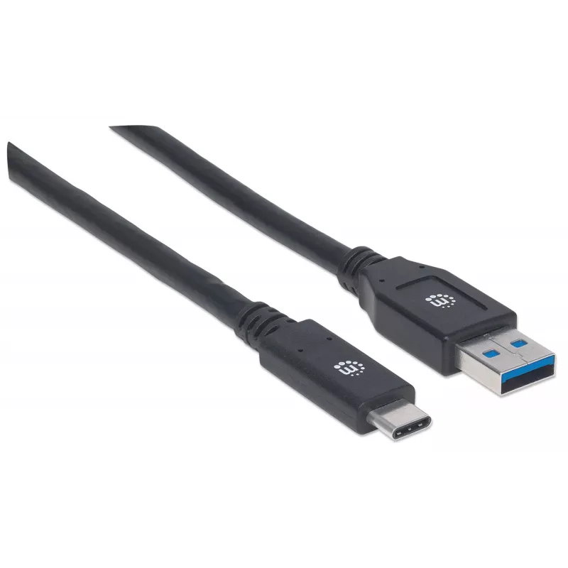 USB-C kuni USB-A kaabel Manhattan 354981 3 m isane-isanele