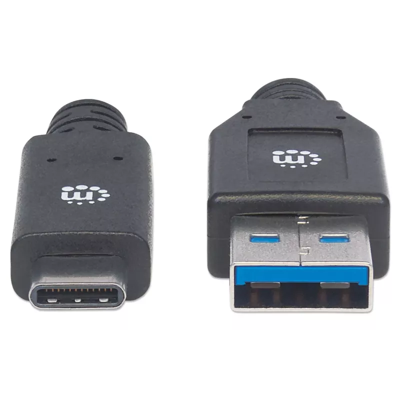 USB-C kuni USB-A kaabel Manhattan 354981 3 m isane-isanele