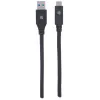 USB-C kuni USB-A kaabel Manhattan 354981 3 m isane-isanele