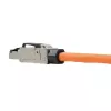 Võrgukaabel LogiLink MP0040 RJ-45 pistik 1m Must Metallic