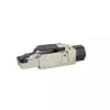 Võrgukaabel LogiLink MP0040 RJ-45 pistik 1m Must Metallic
