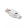Võrgukaabel LogiLink MP0025 RJ-45 pistik isane valge