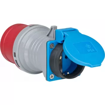 Toitepistiku adapter Brennenstuhl 1081690 230V 16A sinine hall punane