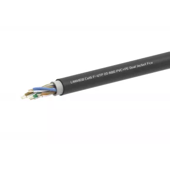 Võrgukaabel Lanview LVN-CAT6PE-2FUTP RJ45 CAT6 305M Must