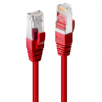 Networking kaabel Lindy Cat.6 SSTP/S/FTP PIMF Premium 0,3m Punane