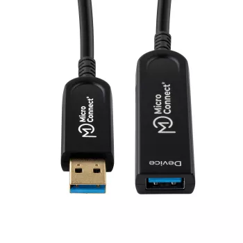Microconnect MC-USB3.0AAF25AOP USB-kaabel USB 3.2 Gen 2 (3.1 Gen 2) 25 m USB A Must