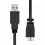 ProXtend USB-A 3.2 Gen 1 Micro B kaablile Must 0,5 m