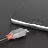Lindy 3 m USB 2.0 Type C - Micro-B kaabel, Anthra Line