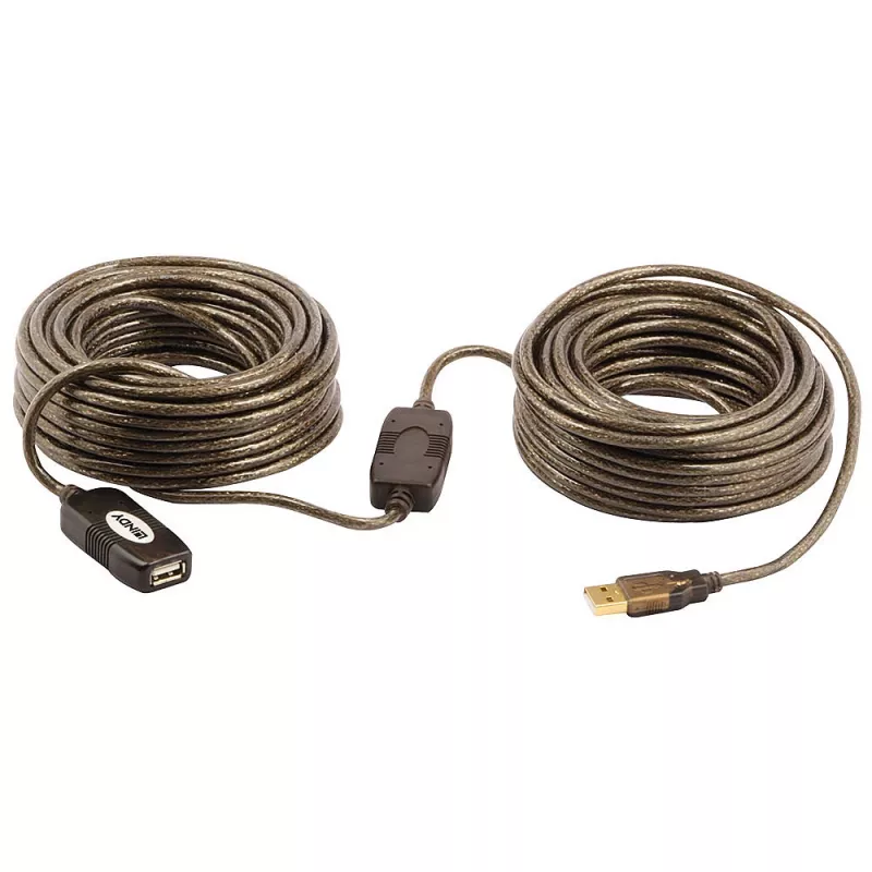 Lindy 20 m USB 2.0 aktiivpikendus, 20 m, 0,48 Gbit/s