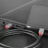 Lindy 2 m USB 2.0 tüüp C – Micro-B kaabel, Anthra Line