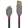 Lindy 2m USB 3.2 tüüp A – Micro-B kaabel, 5 Gbit/s, Anthra Line