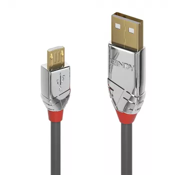 Lindy 5 m USB 2.0 tüüp A – Micro-B kaabel, Cromo Line