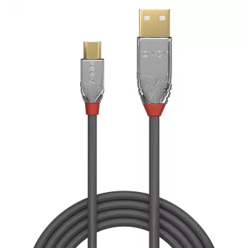 Lindy 5 m USB 2.0 tüüp A – Micro-B kaabel, Cromo Line
