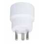 Microconnect GRUPADK toitepistiku adapter tüüp K (DK) tüüp E (FR) Valge