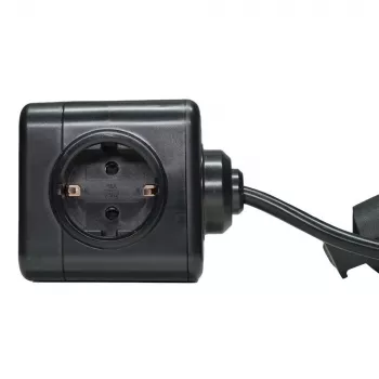 Microconnect GRUCUBE2USB-B3 pikendusjuhe 3 m 3 vahelduvvoolu pistikupesa(t) Siseruumidesse Must