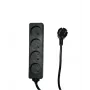 Microconnect MC-PS040150FRB toitepikendus 1,5 m 4 vahelduvvoolu pistikupesa Siseruumides Must