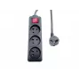 Microconnect MC-PSOO030150FRB pikendusjuhe 1,5 m 3 vahelduvvoolupesa Sisetöödeks Must