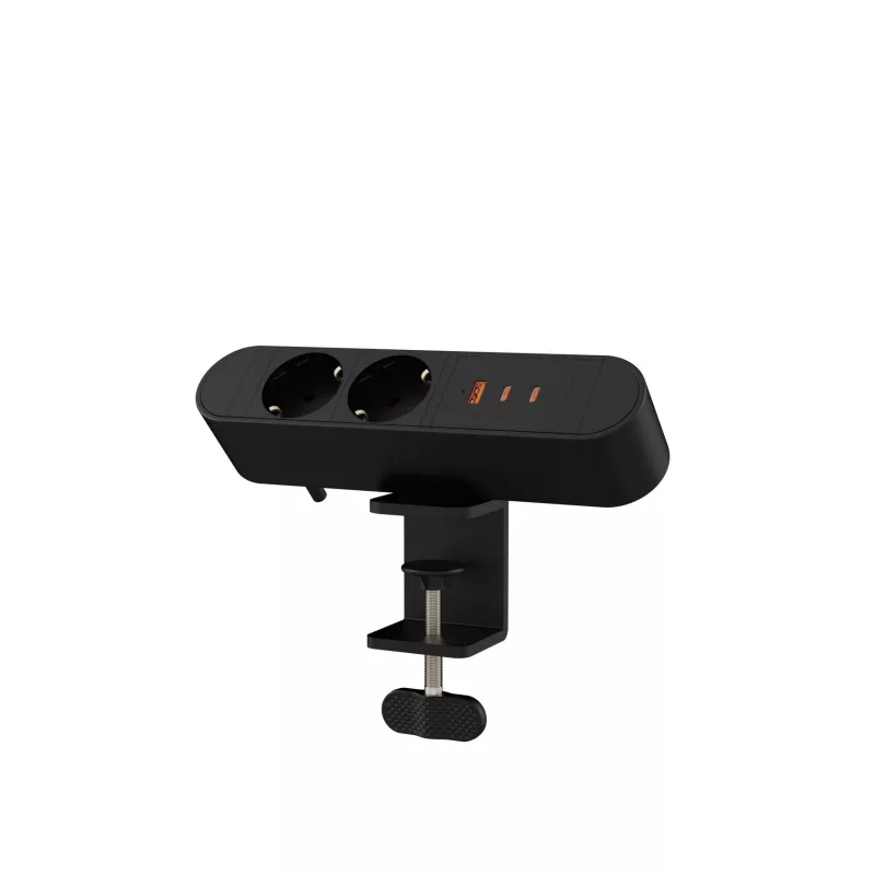 Lauapealne mitmikpistikupesa MicroConnect MC-MDPS-EU2-67W — 2 pesa, 67W koguvõimsus