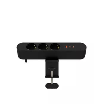 Mitme pesaga lauatoitepistik MicroConnect MC-MDPS-EU3-67W — 3 pistikupesa, 67 W kokku