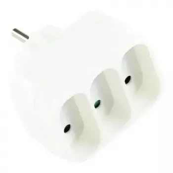 Pikendusjuhe LOGON LPS140 — 3 vahelduvvoolupistikut, siseruumidesse, 18 A, valge