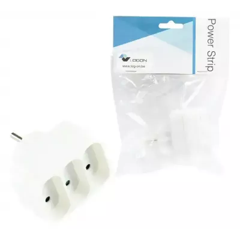 Pikendusjuhe LOGON LPS140 — 3 vahelduvvoolupistikut, siseruumidesse, 18 A, valge