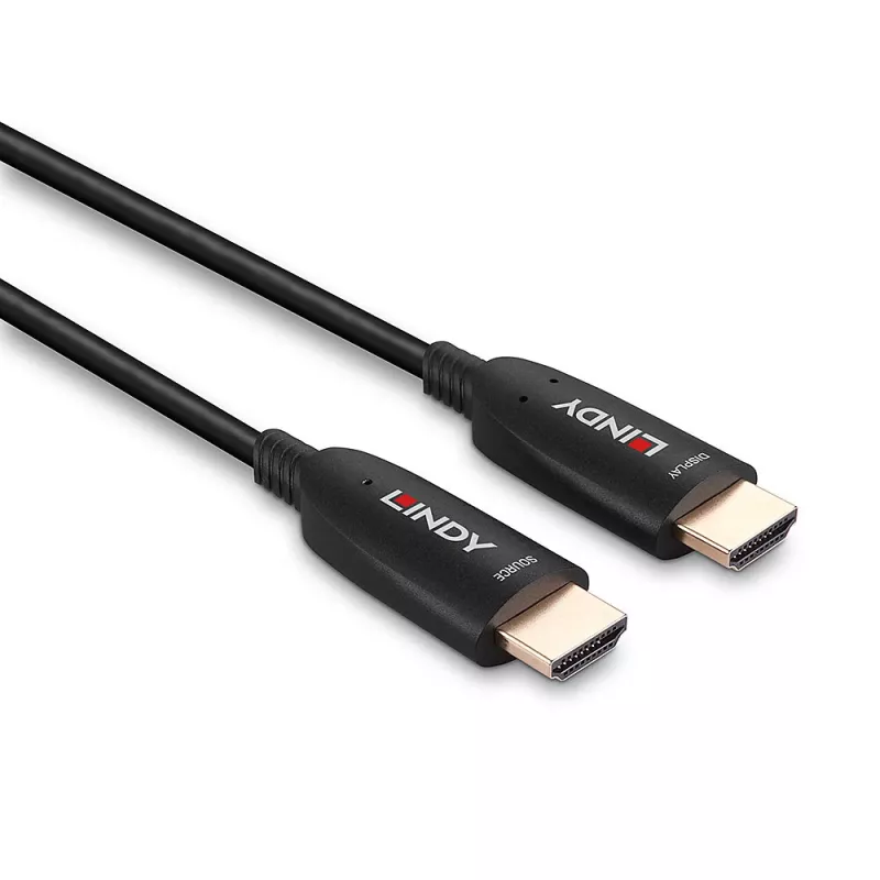 Lindy 40 m fiiberoptiline hübriid-HDMI 8K60 kaabel 48 Gbit/s must