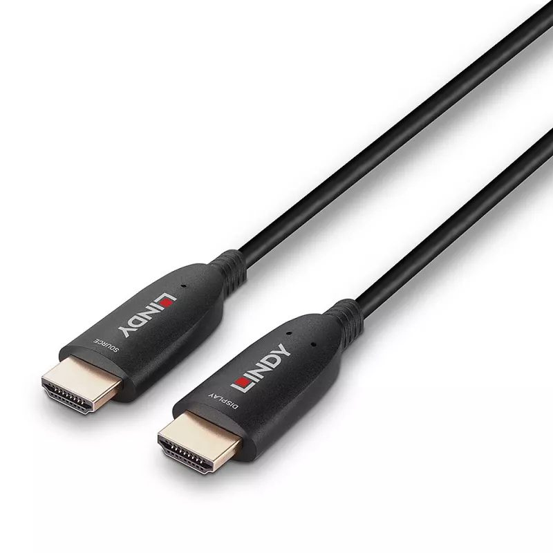 Lindy 40 m fiiberoptiline hübriid-HDMI 8K60 kaabel 48 Gbit/s must