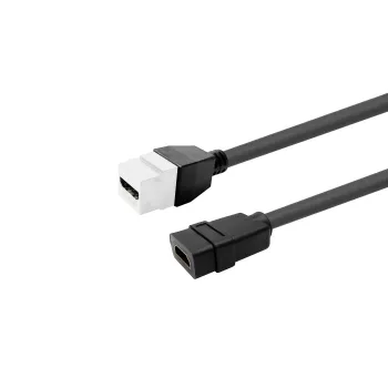 HDMI emane keystone-sisend VivoLink PROKEYHDMIFF0.2W — valge, paneelile kinnitatav moodul
