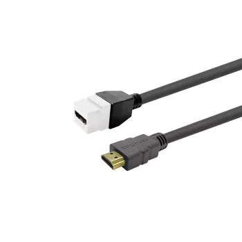 HDMI pesaühendusmuhv VivoLink PROKEYHDMIFM5W — inline-adapter, valge