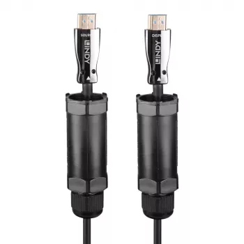 HDMI kaabel Lindy 38527 10 m HDMI Type A isane–isane HDMI 2.1 48 Gbit/s kullatud kontaktidega must