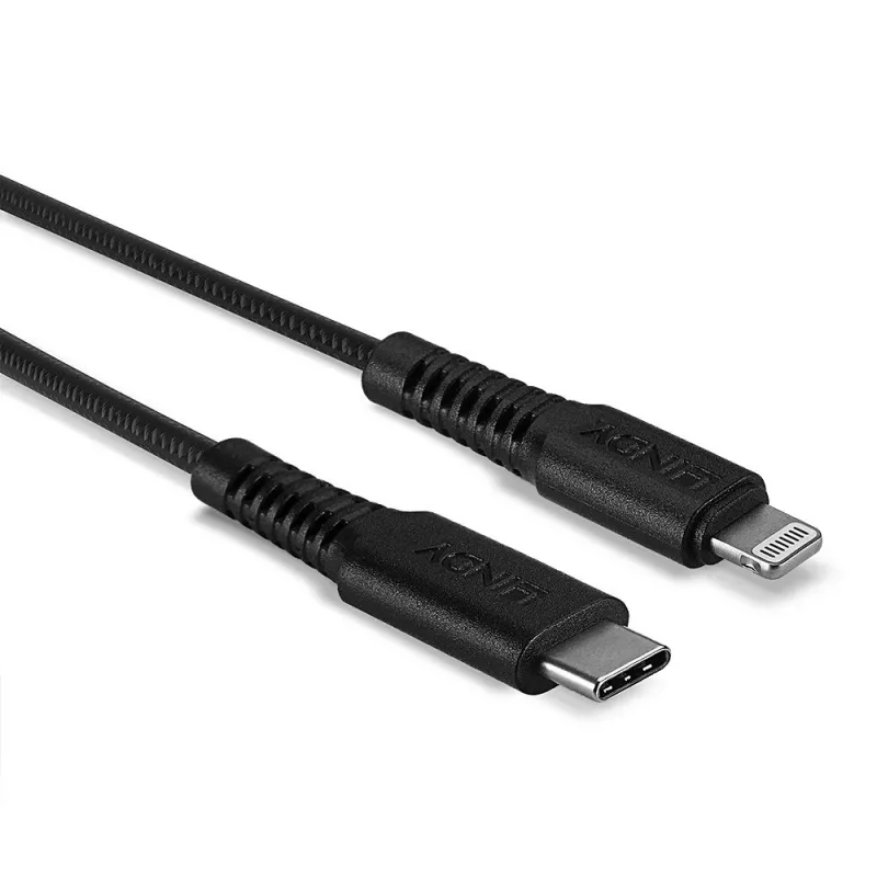 Lindy 3m tugevdatud USB Type C to Lightning kaabel