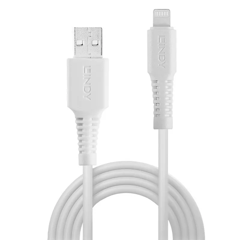 Lindy 0,5 m USB-Lightningi kaabel valge