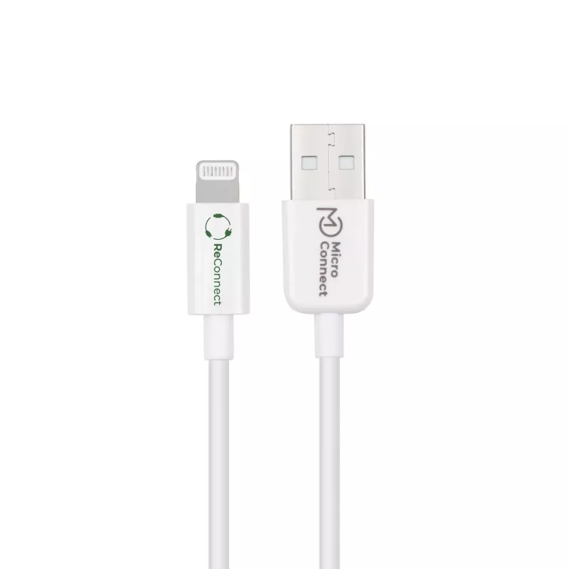 Microconnect ECO-LIGHTNING0.15 lightning-kaabel 0.15 m Valge