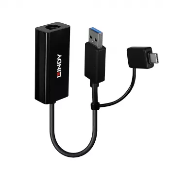 Lindy USB 3.2 Gen 1 Gigabit Ethernet Converter Wired USB Ethernet 5000 Mbit/s Must