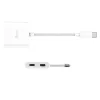 USB-C kuni kahe USB-C adapter j5create JCA164-N 3840x2160 240Hz