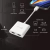 USB-C kuni kahe USB-C adapter j5create JCA164-N 3840x2160 240Hz