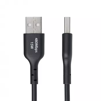 StarTech.com 0,3 m (1 jalg) USB-A – USB-C laadimiskaabel, laadimine ja sünkroonimine, 3 A, USB 2.0, TPE-ümbrisega – must USB-laadimisjuhe