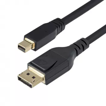 StarTech.com 10 jalga (3 m) Mini DisplayPort-DisplayPort 1.4 kaabel – 8K 60 Hz / 4K 120 Hz HBR3, HDR, UHD mDP-DP 1.4 juhe, Ultra HD monitori/videokaabel